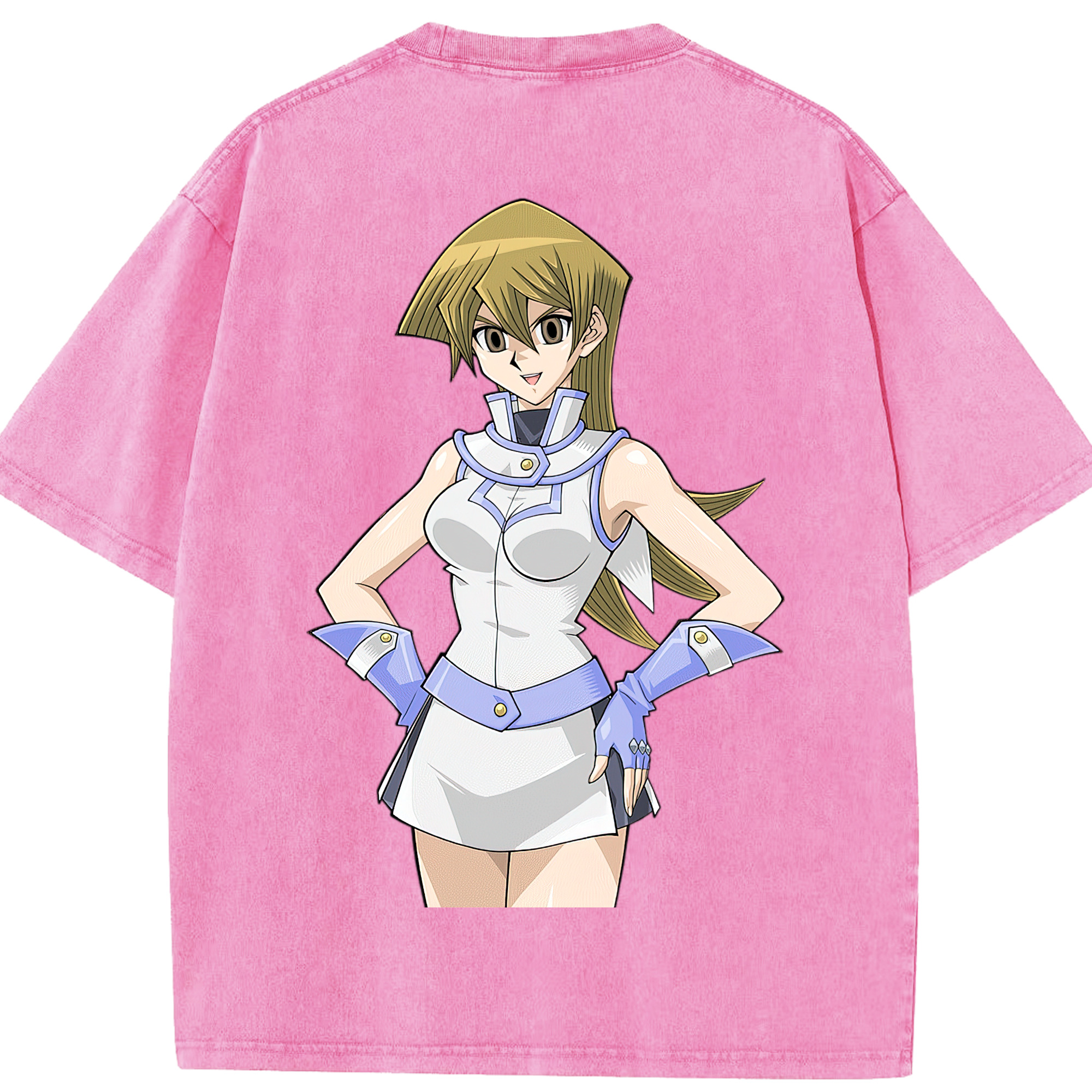 （画像用） 遊☆戯☆王 Yu-Gi-Oh! 綿100% ヴィンテージ風 半袖Tシャツ（背面プリント）